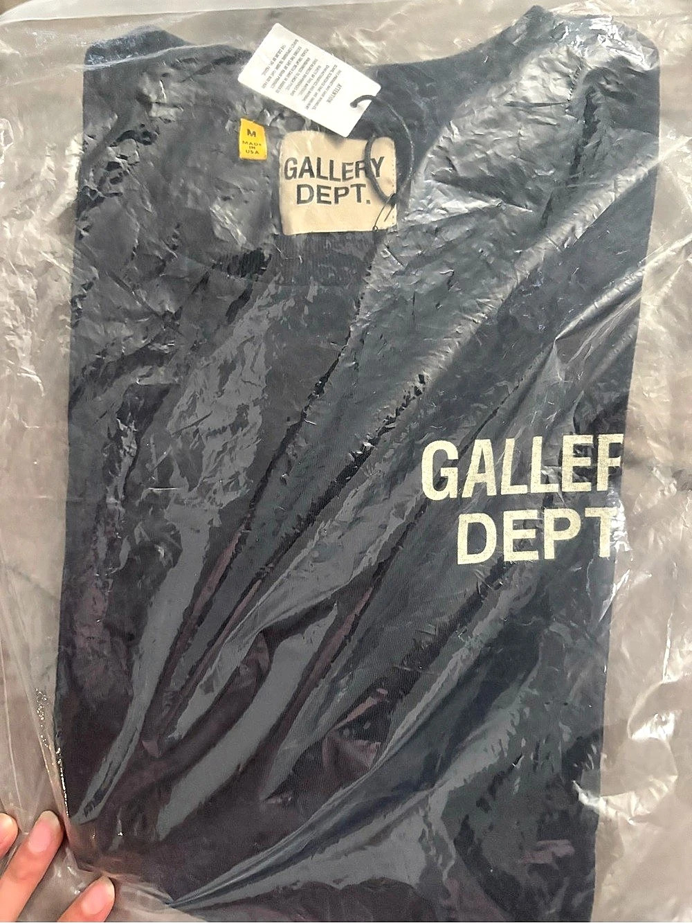Gallery Dept. Logo T-Shirt. Graphic Sweatshirt in Black